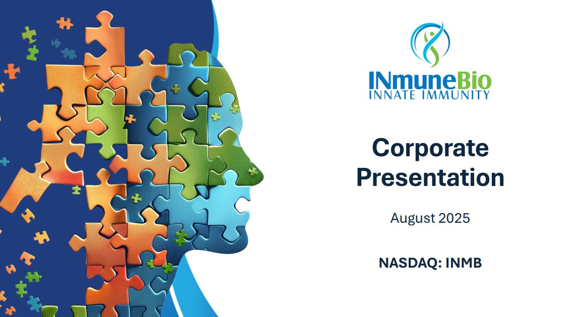 InmuneBio presentation June 2025